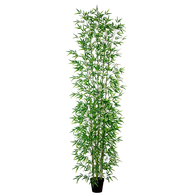 12ft. Potted Artificial Green Bamboo Tree