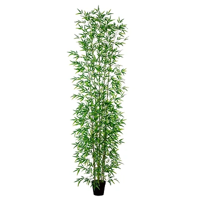 12ft. Potted Artificial Green Bamboo Tree