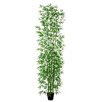 12ft. Potted Artificial Green Bamboo Tree