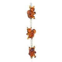 Brown Lampwork Glass Squirrel Beads by Bead Landing™