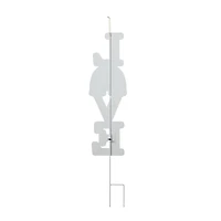 Glitzhome® 36" Valentine's Metal Rainbow "LOVE" Yard Stake