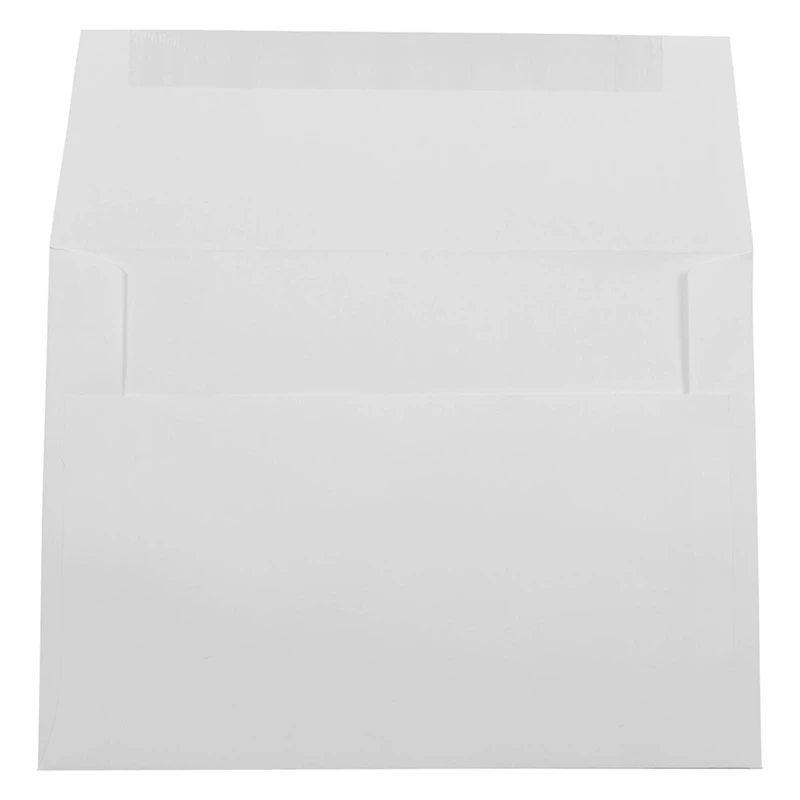 JAM Paper A7 White Foldover Greeting Cards & Envelopes, 25ct.
