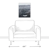 Unsplash Cabin Snowy Woods 16x20 Canvas Wall Art