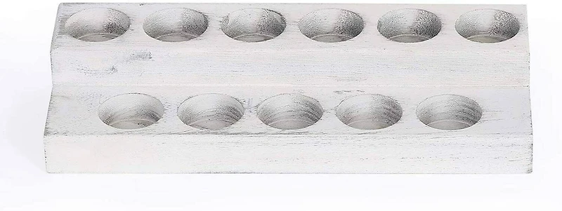 NEX™ 2-Tier White Wooden Essential Oils Display Holder, 2ct.