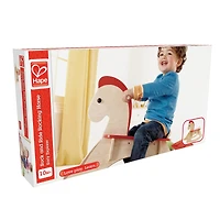 Hape Rock & Ride Beige Wooden Rocking Horse