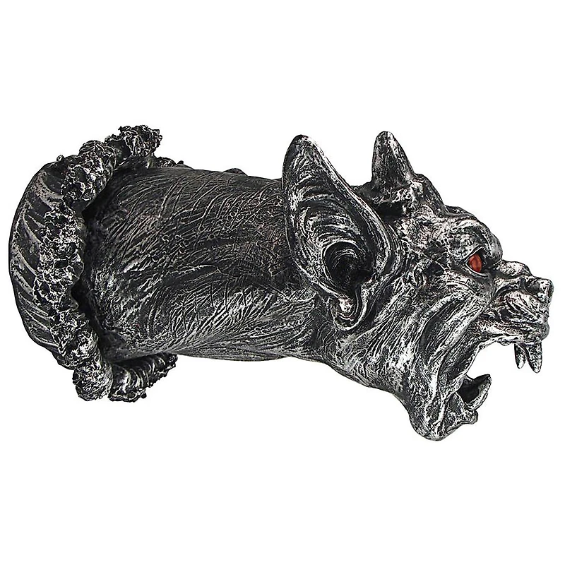 Design Toscano 9.5" Gothic Gargoyle Cathedral Devil Dog Illuminated Wall Sculpture