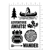 Outdoor Plastic Stencils, 7" x 10" by Craft Smart®