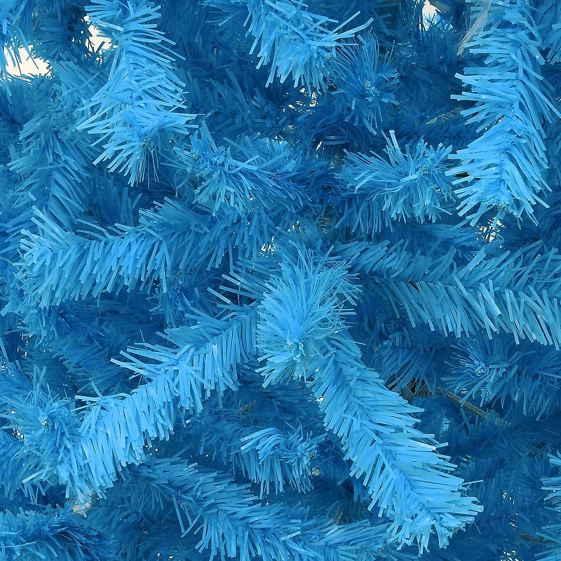 7.5ft. Unlit Light Blue Medium Artificial Christmas Tree