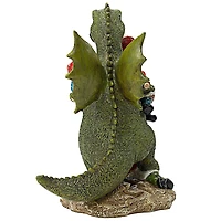 Design Toscano 12" Dragon's Gonna Get Ya! Garden Gnome Apocalypse Statue
