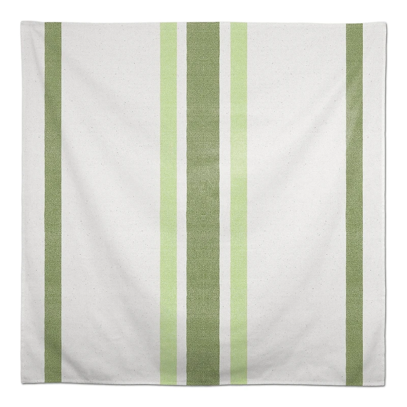 Green Market Stripes 1 58" x 58" Tablecloth