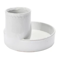 Hello Honey® 6.7" White Terra Cotta Tray