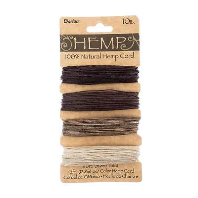 Darice® 10lb. Earthy Colors Natural Hemp Cord Mix