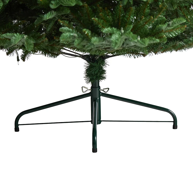 8ft. Pre-Lit South Carolina Spruce Artificial Christmas Tree, Clear Lights