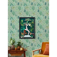 NuWallpaper PrintFresh Avocado Camel's Courtyard Peel & Stick Wallpaper