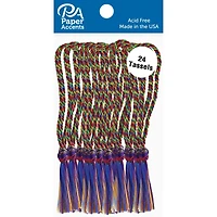 PA Paper™ Accents Rainbow Tassels, 24ct.