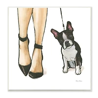 Stupell Industries Fashion High Heels & Dog Wooden Wall Plaque