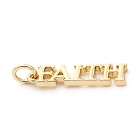 14K Gold Plated Faith Charm by Bead Landing™