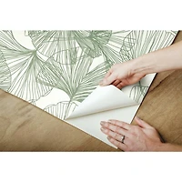 RoomMates Gingko Leaves Peel & Stick Wallpaper