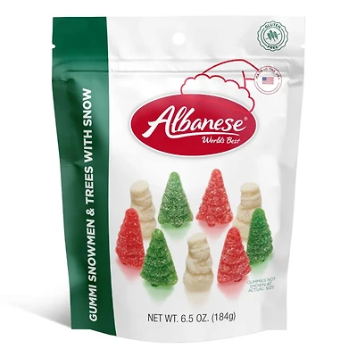 Albanese Gummi Snowmen & Trees with Snow
