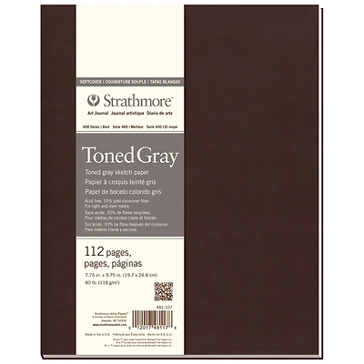 Strathmore® 400 Series Soft Cover Toned Gray Art Journal