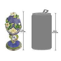 Design Toscano 5" Lavender Romanov-Style Enameled Egg