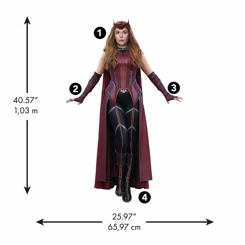 RoomMates Wandavision Wanda Peel & Stick Giant Wall Decals