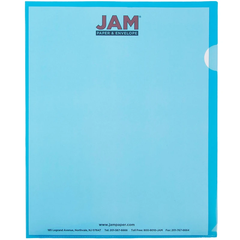JAM Paper 9" x 11.5" Plastic Sleeve Page Protectors