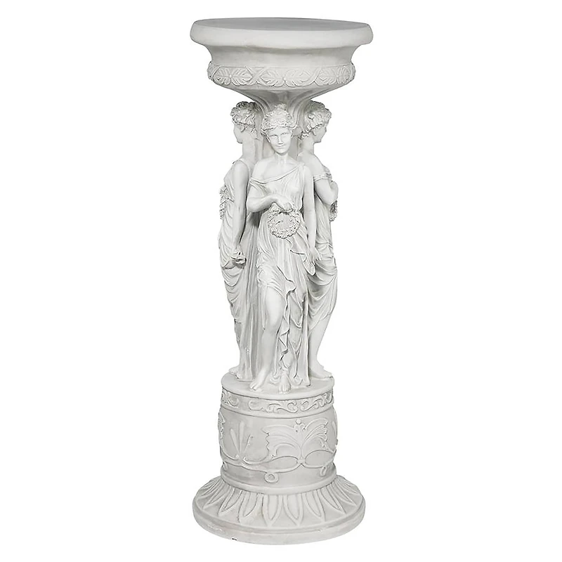 Design Toscano 28" Chatsworth Manor Neoclassical Sculptural Pedestal