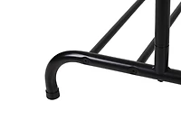 Honey Can Do Black Single Garment Rack with Shoe Shelf & Hanging Bar