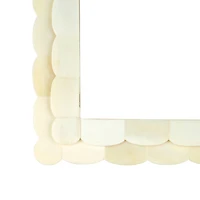 4" x 6" Gold Scalloped Bone Tabletop Frame, Treasured Finds by Ashland®
