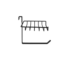 Bath Bliss Black Over the Tank Tissue Dispenser & Wipe Holder