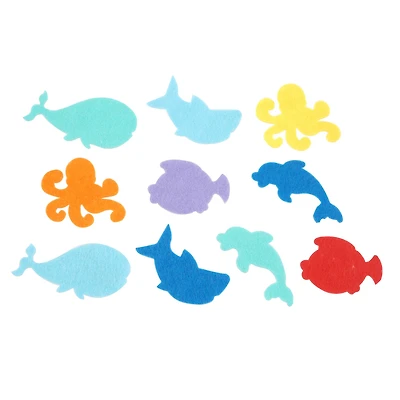 Felt Sea Animals Shapes Scrap Pack, 50ct. by Creatology™