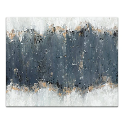 Charcoal Abstract 20" x 16" Canvas Wall Art