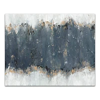 Charcoal Abstract 20" x 16" Canvas Wall Art