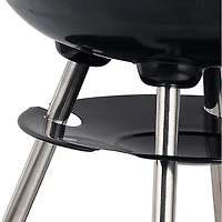 Brentwood 17" Portable Charcoal BBQ Grill with Wheels