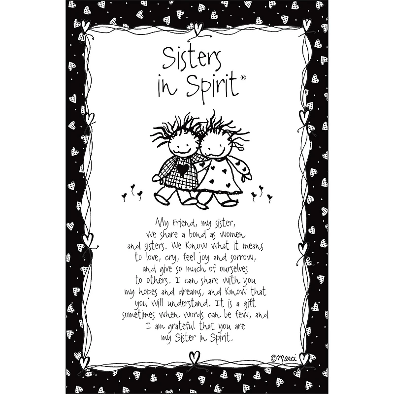 Sisters In Spirit Children of the Inner Light Marci Plaque with Easel & Hanger
