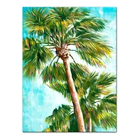 Tropical Palm Trees 12" x 16" Canvas Wall Art