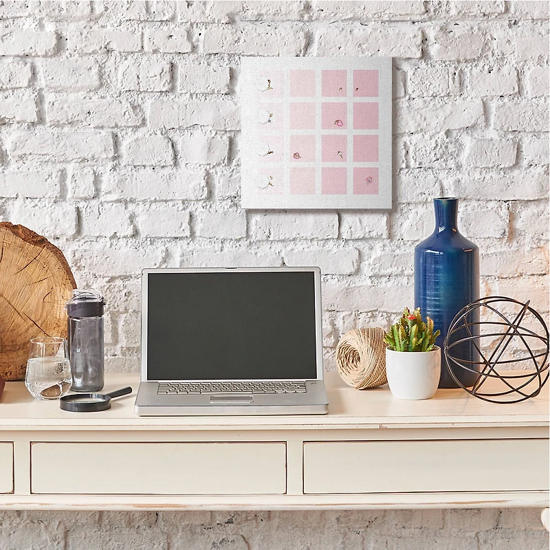 Stupell Industries Pink Abstract Summer Pool Fun Wall Art