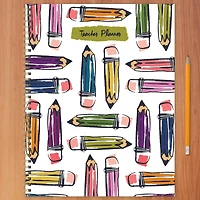 TF Publishing Large Undated Pencils Teacher & Homeschool Lesson Planner