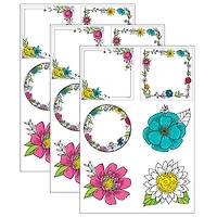 Creative Teaching Press® Bright Blooms Doodly Blooms 6" Designer Cut-Outs Set