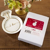 Kate Aspen White Diamond Ring Trinket Dish