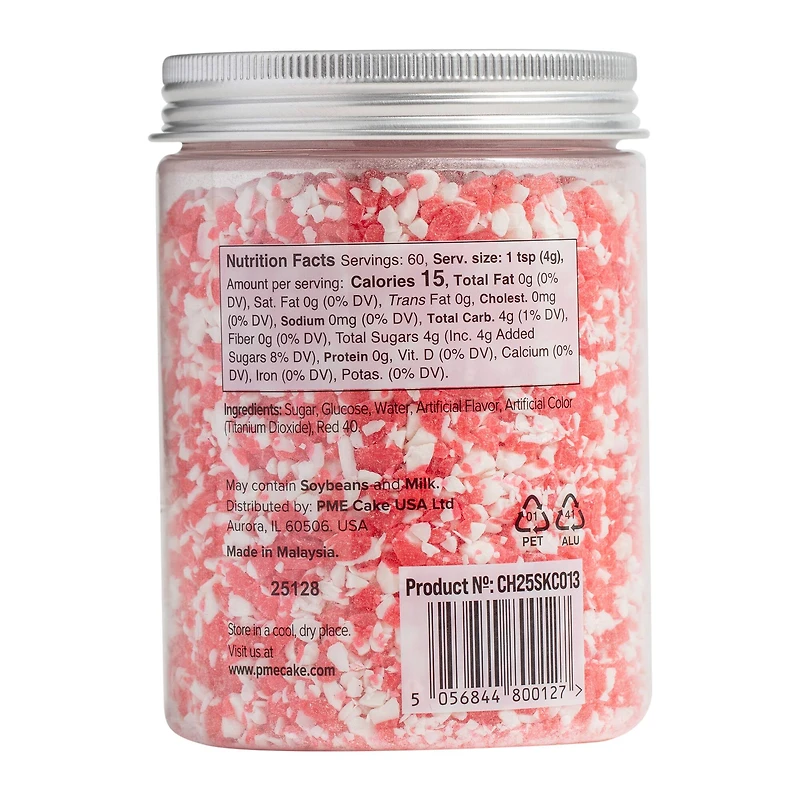 PME Cake Sweet Street® Crushed Candy Cane Sprinkle Mix