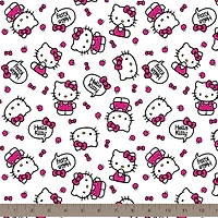 Sanrio® Hello Kitty White Hello Kitty Toss Cotton Fabric