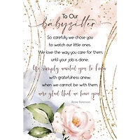 To Our Babysitter Inspirational Wood Plaque