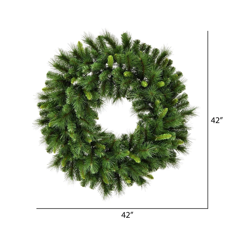 42" Bangor Mixed Pine Wreath