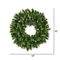 42" Bangor Mixed Pine Wreath
