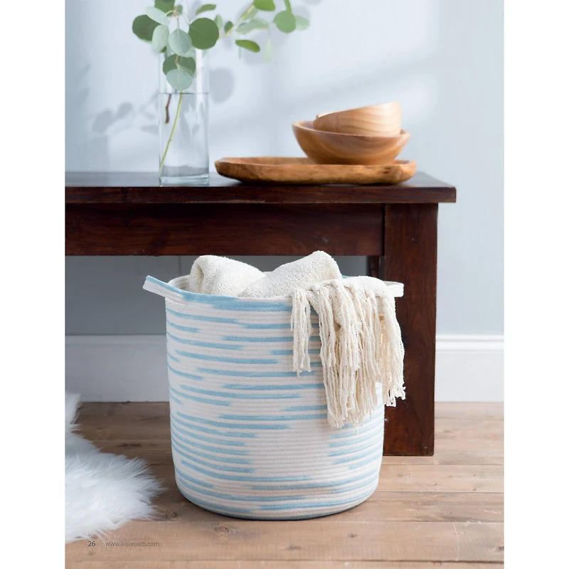 Leisure Arts® Learn to Make Rope Baskets Book