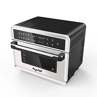 MegaChef White 10 in 1 Electronic Multifunction 360 Degree Hot Air Technology Countertop Oven