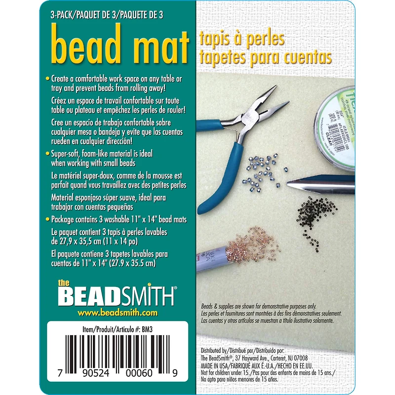 The Beadsmith® 11" x 14" Bead Mat, 3ct.