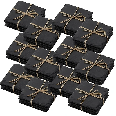 12 Packs: 4 ct. (48 total) 4" Slate Coasters by Make Market®